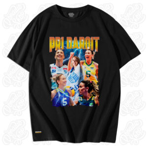 Camiseta Pri Daroit Estampa Bootleg